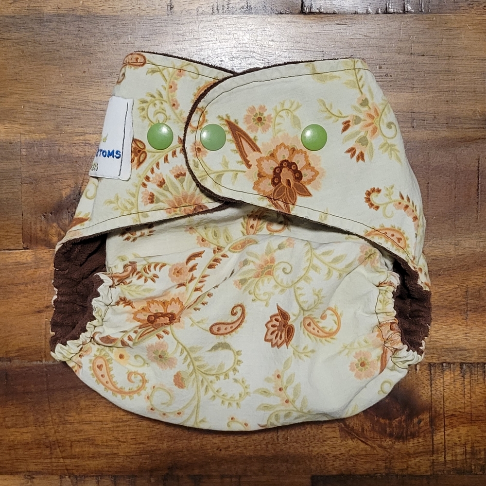LIKE NEW Floral Pocket Cloth Diaper
